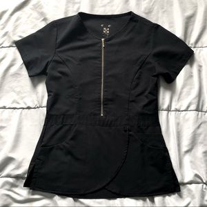 SCRUBS for sale! Stylish black scrub top